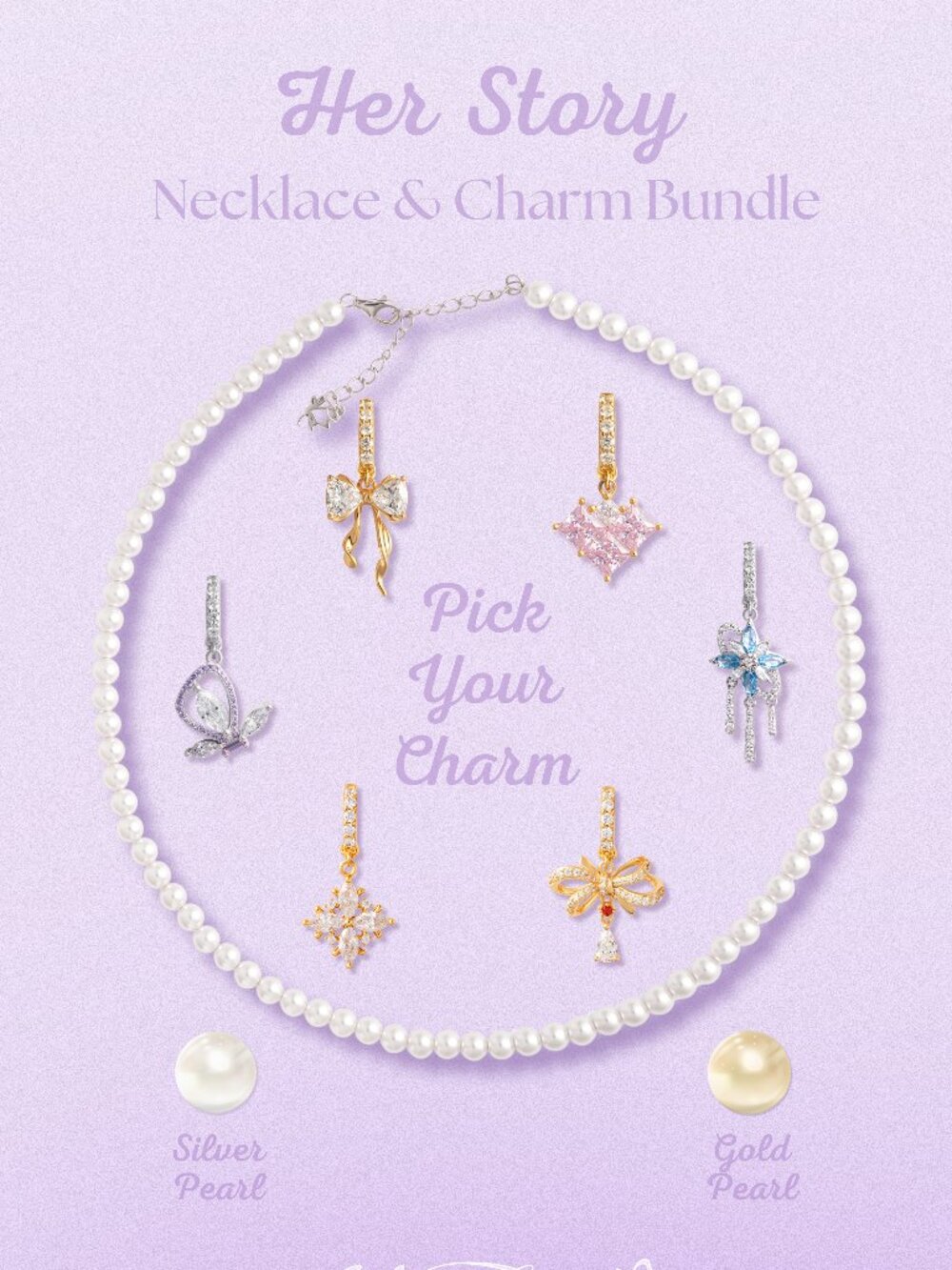 Necklace & Charm Bundle